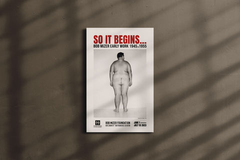 Bob Mizer, So It Begins... [poster]
