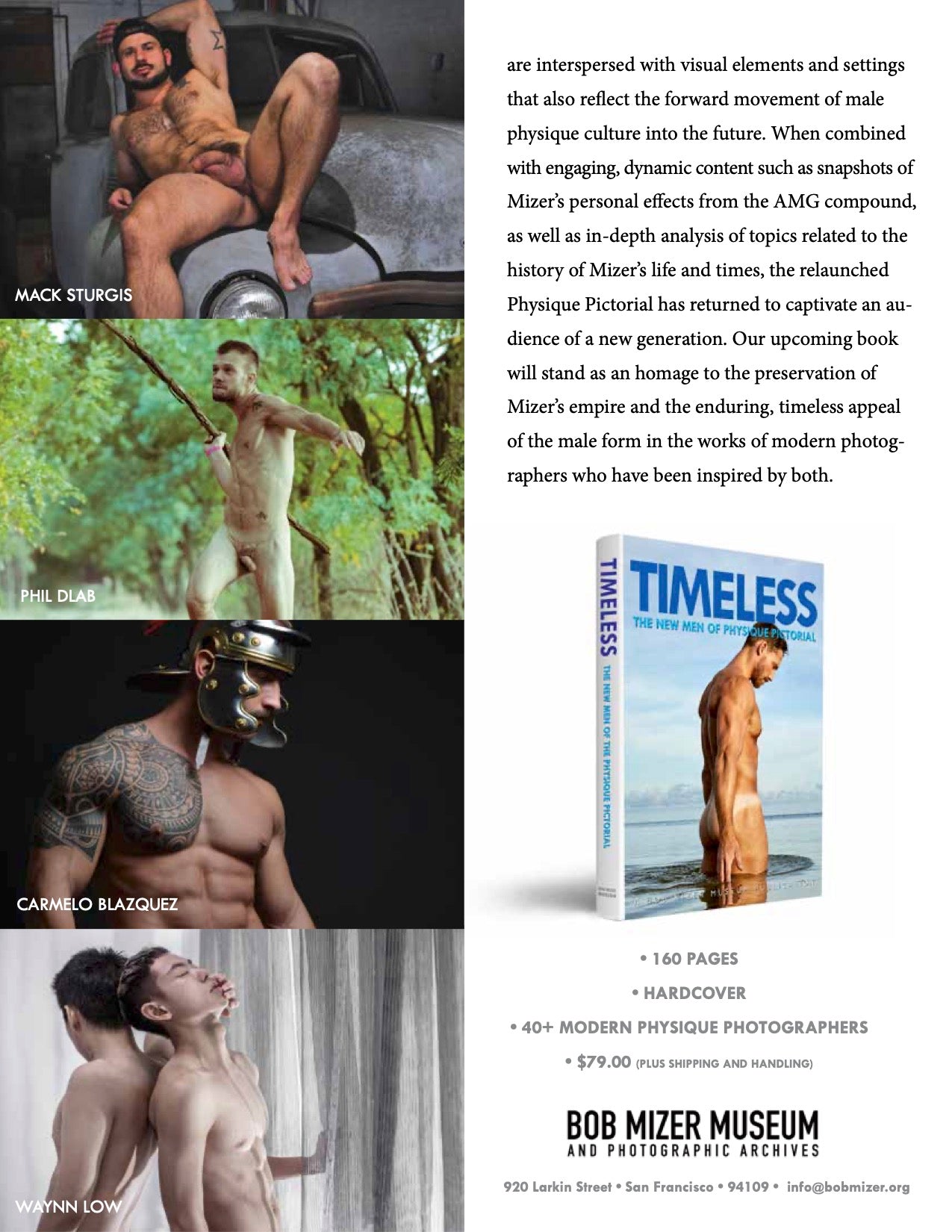Timeless: The New Men of Physique Pictorial