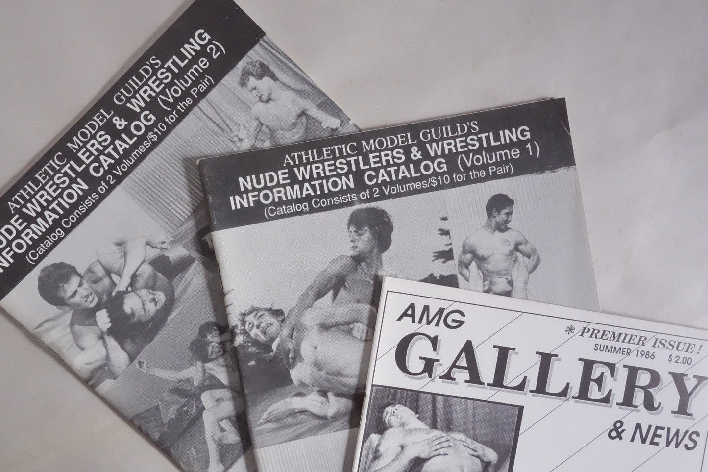 Athletic Model Guild's Nude Wrestlers & Wrestling Information Catalog (Volume #1 1991)