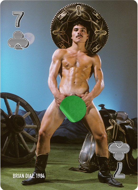 Playing Cards - BLUE DECK - Bob Mizer 1970s/80s Nude poker cards