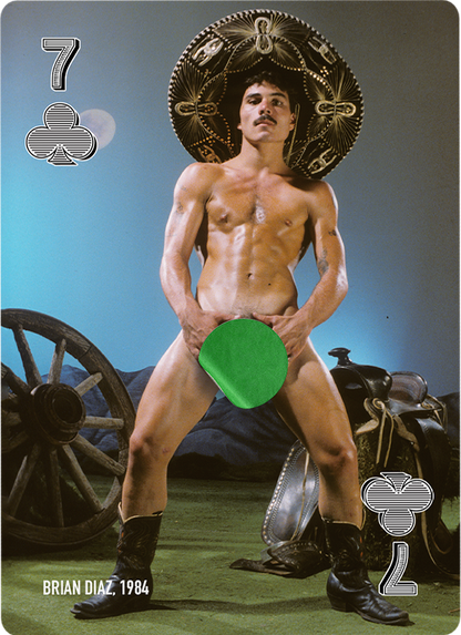 Playing Cards - BLUE DECK - Bob Mizer 1970s/80s Nude poker cards