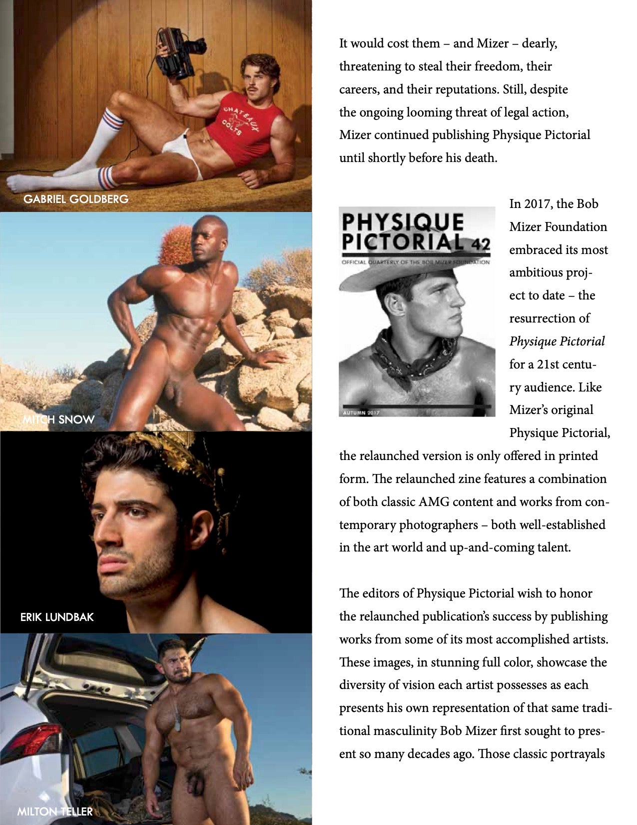Timeless: The New Men of Physique Pictorial