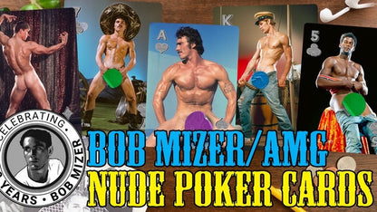 Playing Cards - BLUE DECK - Bob Mizer 1970s/80s Nude poker cards